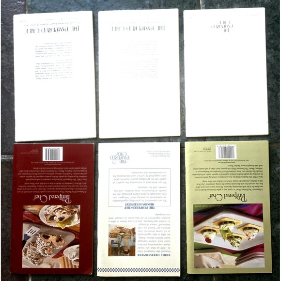 Lot of 6 Pampered Chef SEASONS BEST Magazine  COOKBOOKS Color Illustrate Recipes - Picture 2 of 2